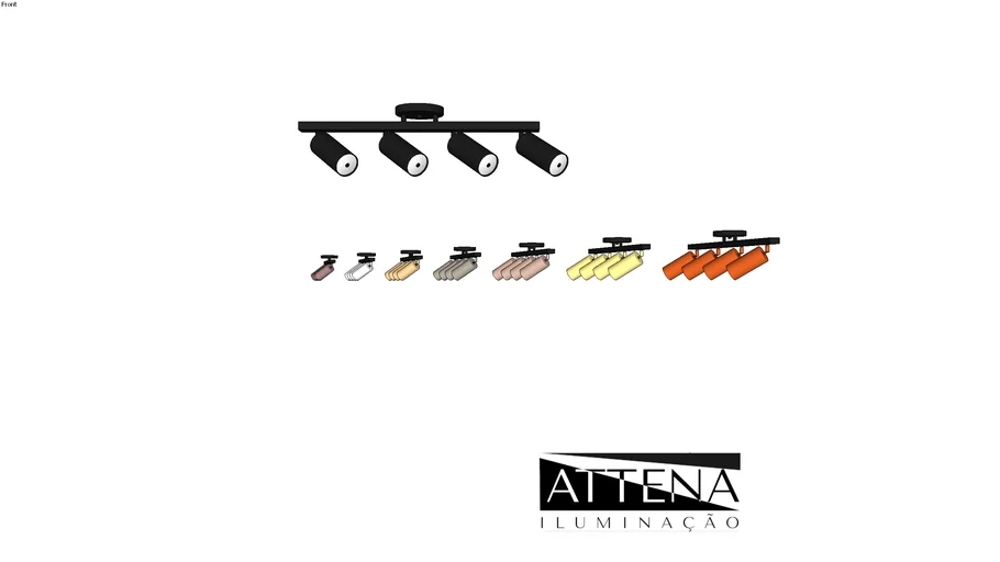 Spot Sobrepor Trilho - Attena