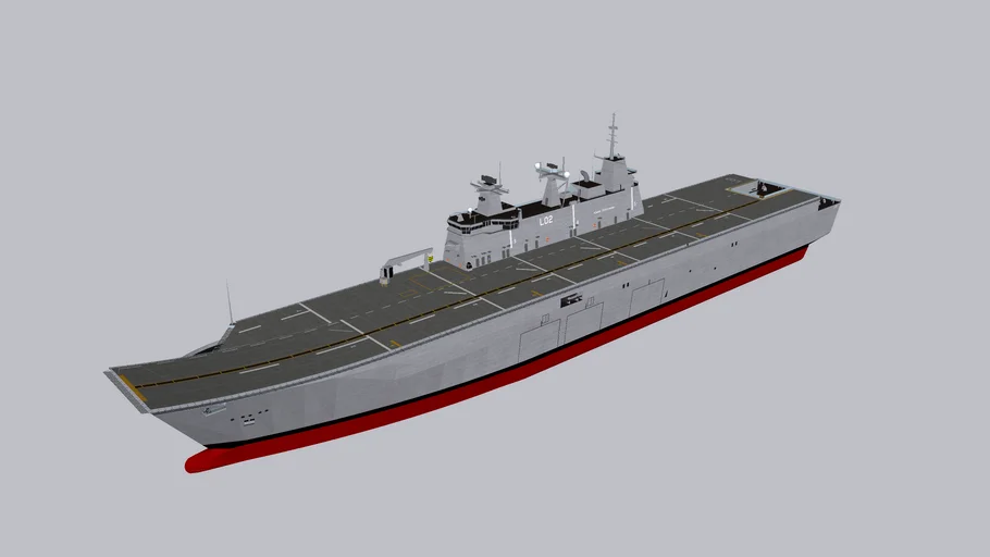 HMAS Canberra Australian Navy Aircraft Carrier