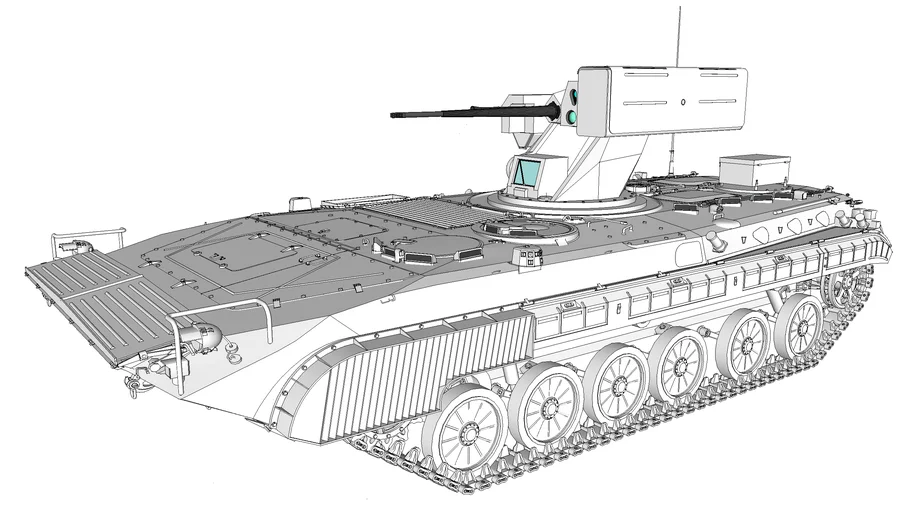 MLI - 84M "Jderul" - Romanian Infantry Fighting Machine - version of BMP-1