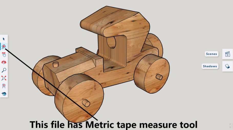 Wooden toy.  Woodworking technical drawings, (2D)