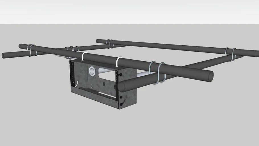 BSP (BROADCAST SERVICE PANEL) GRID PIPE MOUNTED | 3D Warehouse