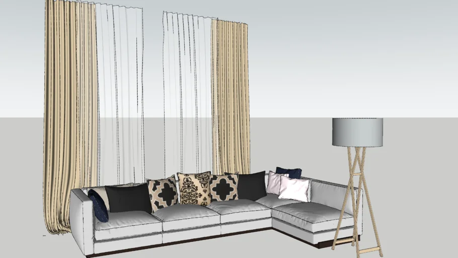 L SHAPE SOFA