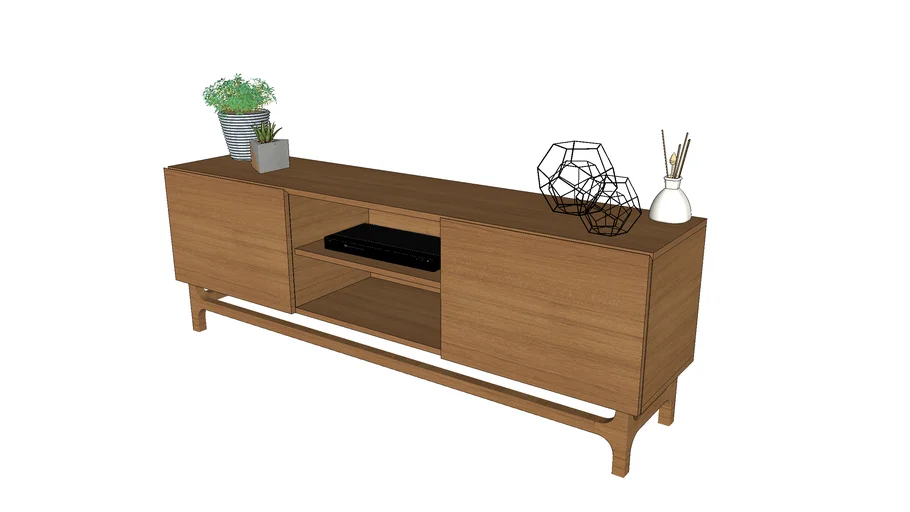 Mueble TV petiribi madera. Base mueble madera