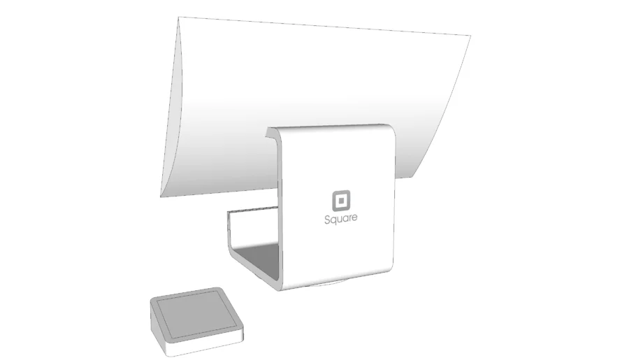 Square Stand Cash Register