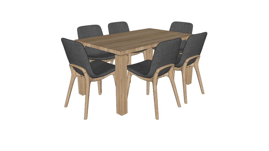 6 Seater Dining Table