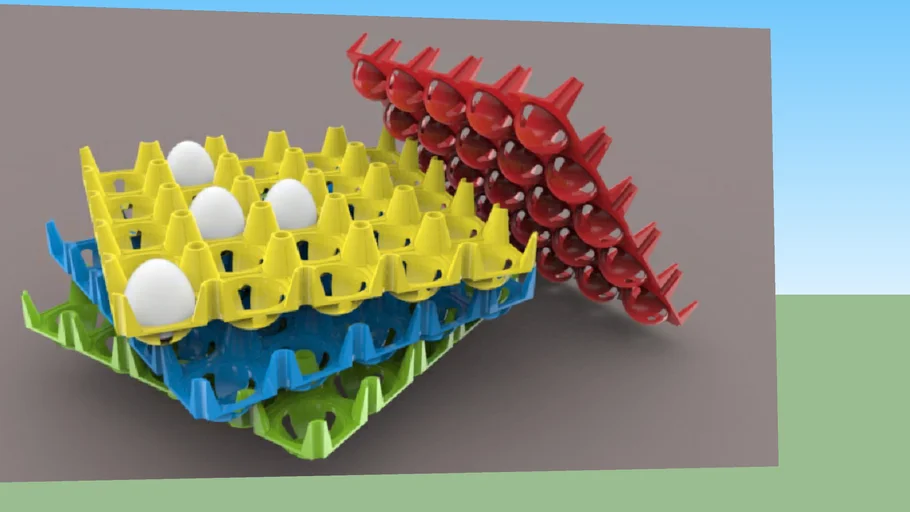 egg plastic tray