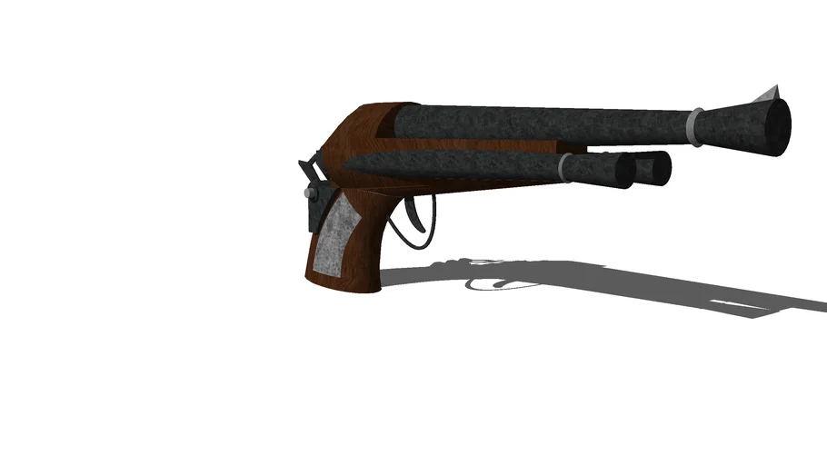 CONCEPT Triple-Barrel Flintlock Pistol