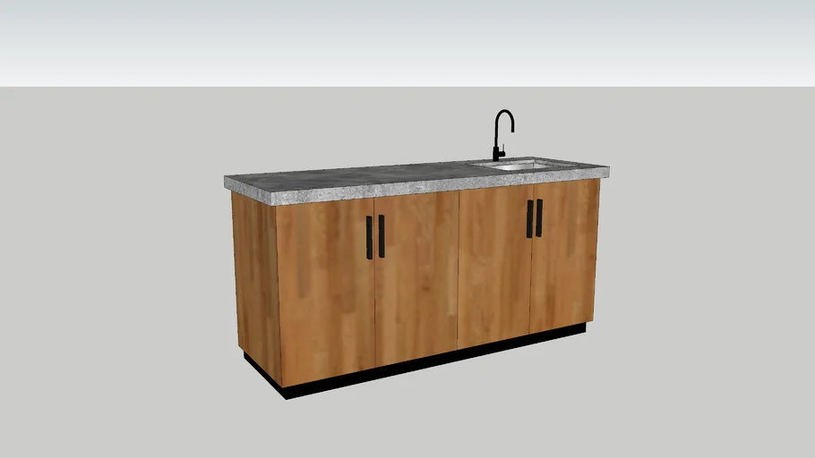 Outdoor Cabinet with Sink