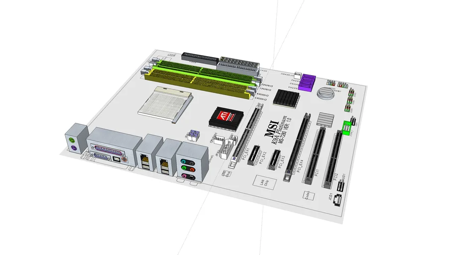 MSA K9A Platinum Motherboard