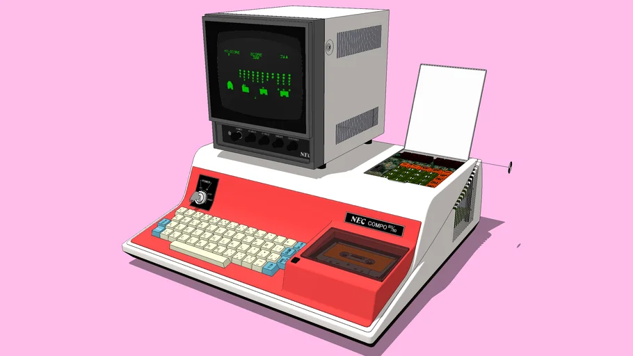 NEC Personal Computer COMPO-BS/80 (1978:Japan) | 3D Warehouse