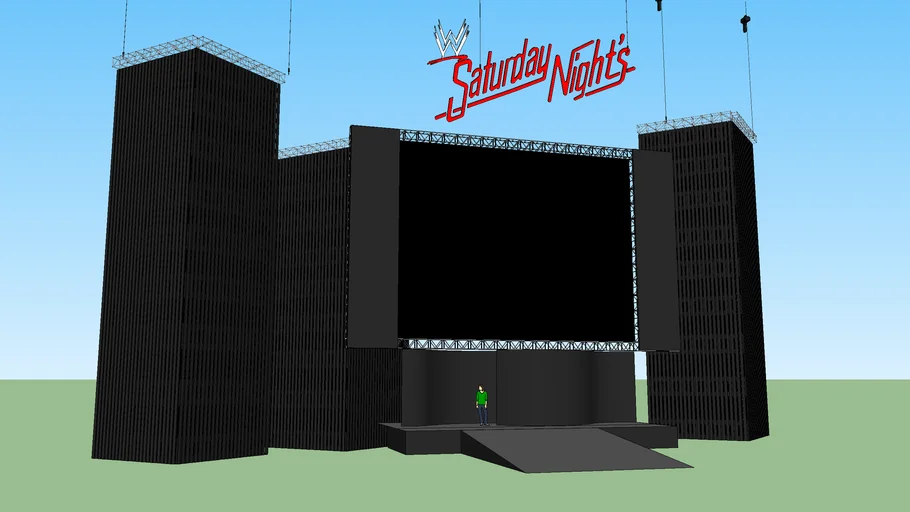 WWE Saturday Night's main event (stage concept)
