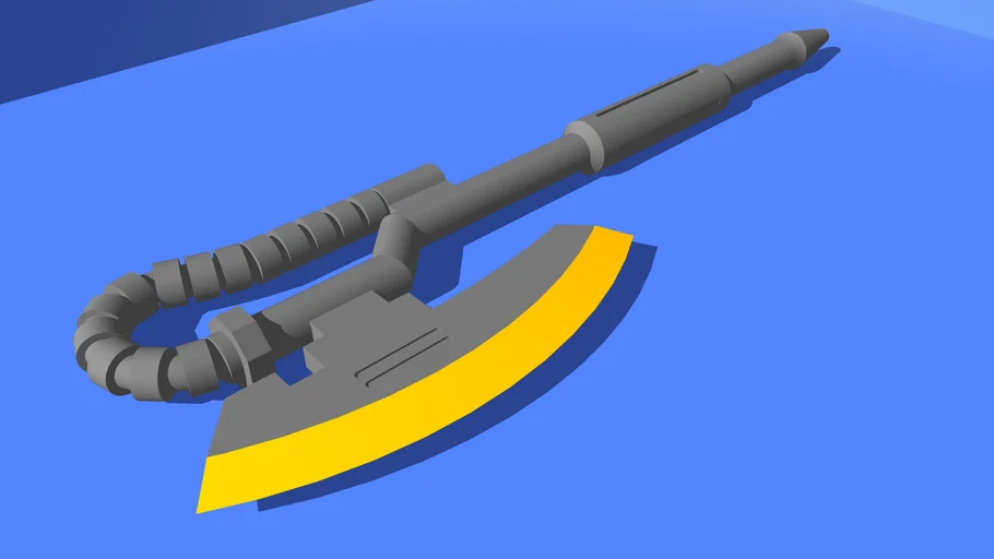 Zaku Weapon Heat Hawk / ヒートホーク | 3D Warehouse