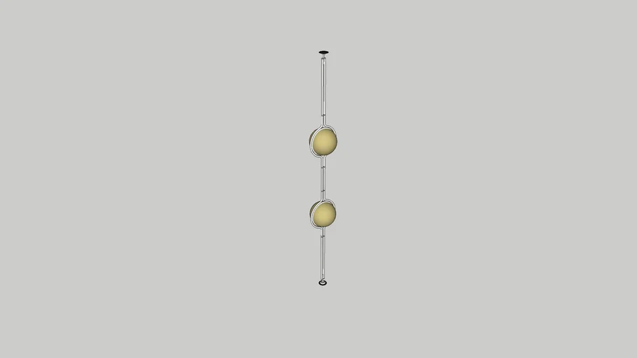 Double Globes Light - Jean-Pierre Garrault & Henri Delord