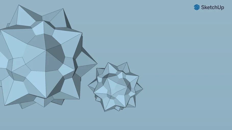 Medial Icosacronic Hexecontahedron