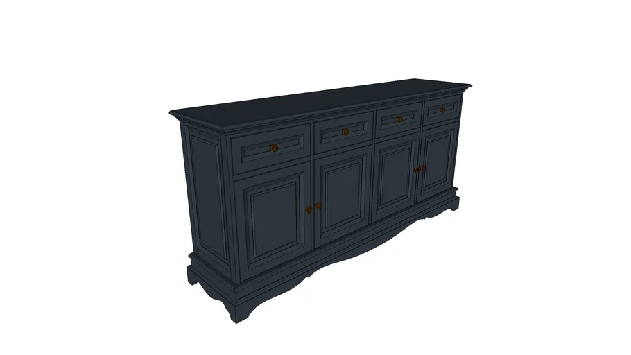 Vintage Cabinet - Model - 3D Warehouse