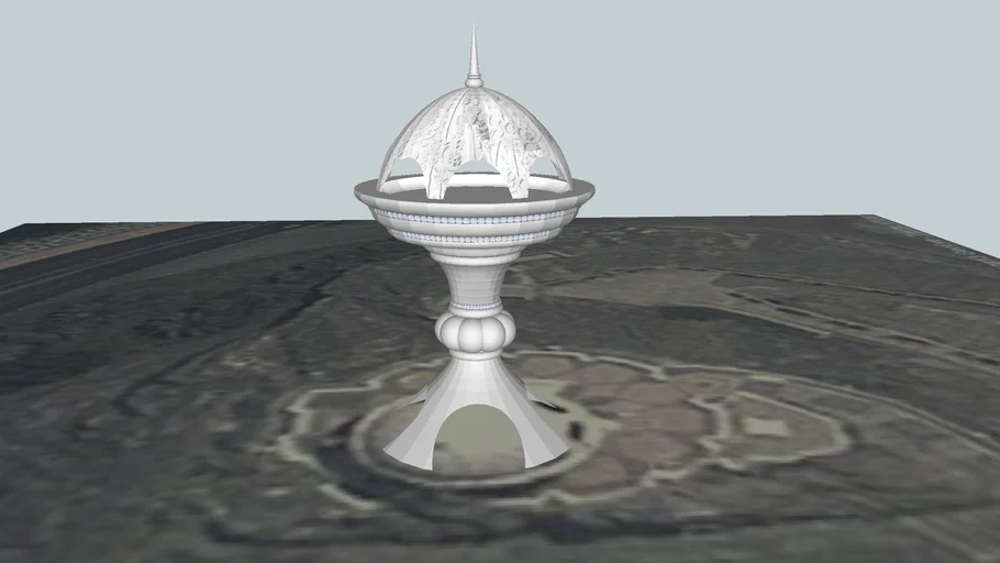 Riyam Monument / Mutrah corniche / Incense burner from Al Bahri Rd to Mutrah