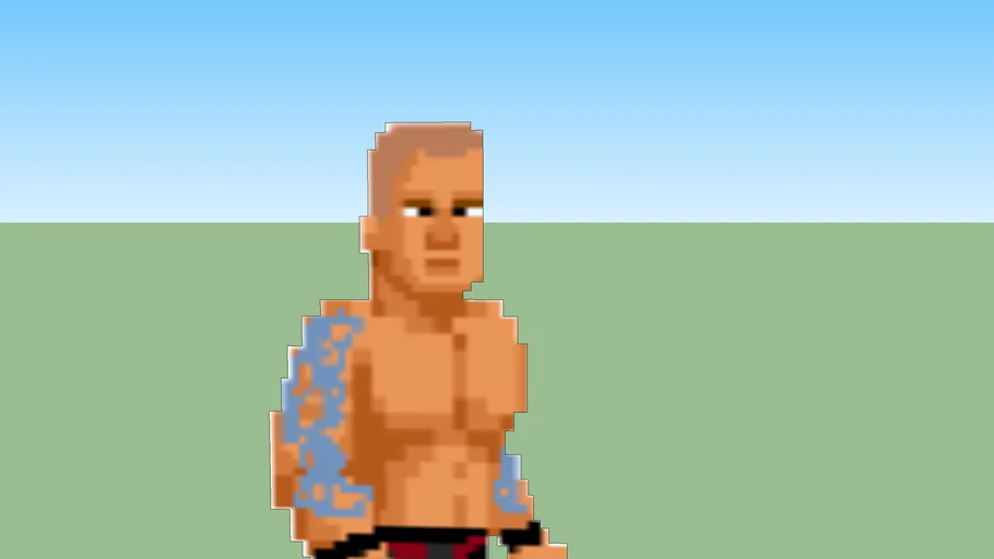 Randy Orton (2D Pixel) | 3D Warehouse