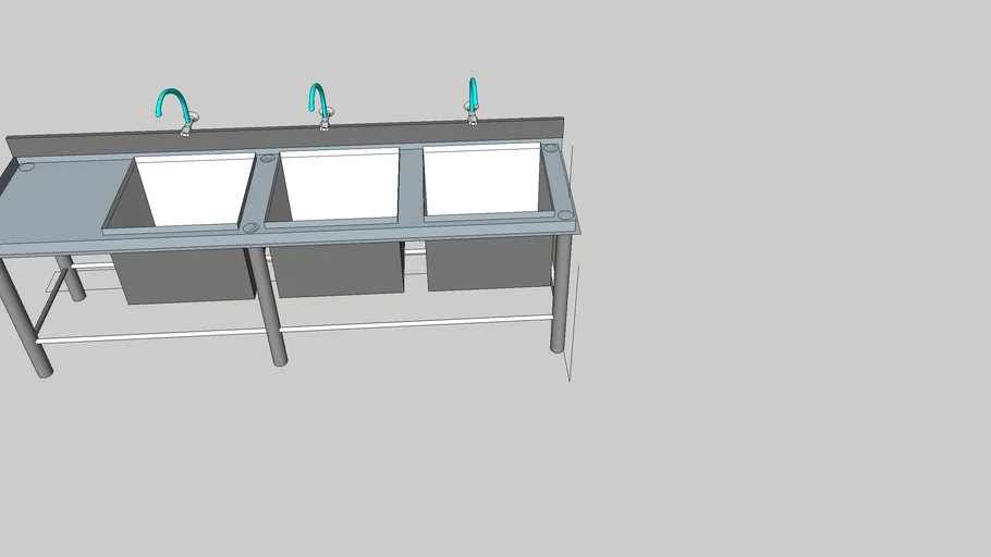 lavadero de acero inoxidable cocina