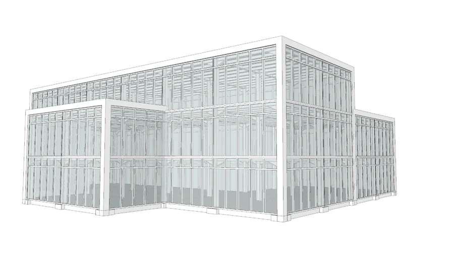 Steel Structure with curtain wall
