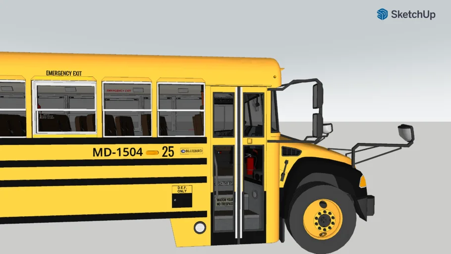 2015 Bluebird Vision Diesel Bus MD-1504 PSCD 25