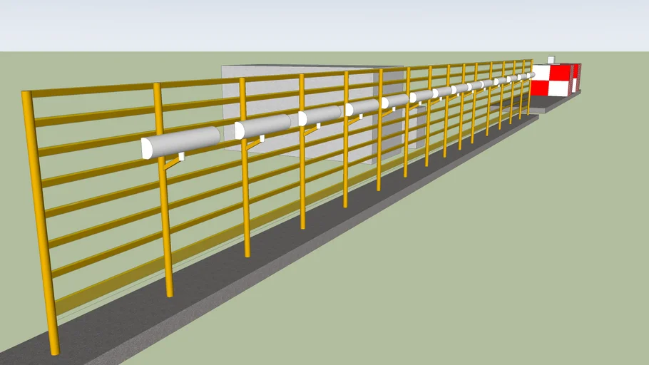 EDTQ Pattonville ILS Localizer Antenna of Runway 28 | 3D Warehouse