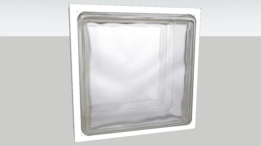 BRIQUE DE VERRE TRANSPARENTE