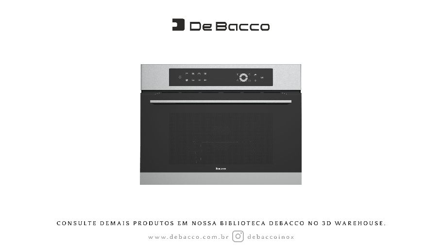 Forno Micro-Ondas combinado Montreal digital 60cm 10 funções