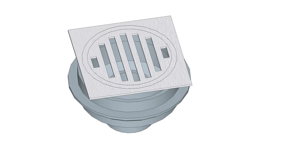 Floor Drain Model 220 B (แบบสวมท่อ PVC)