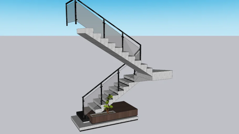 STAIRS GLASS O 2
