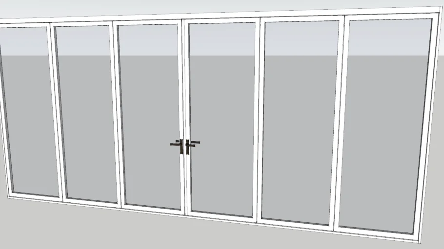 NanaWall SL45 - The Aluminum Framed Monumental Folding/Paired Panel Sys