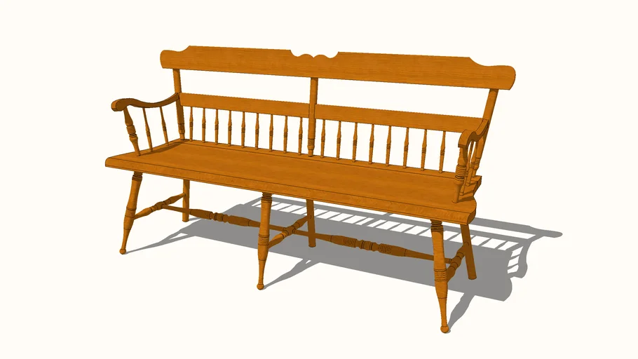 Ethan Allen Deacon’s Bench