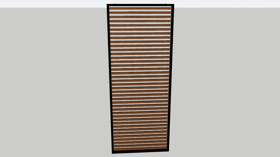 Horizontal louvers