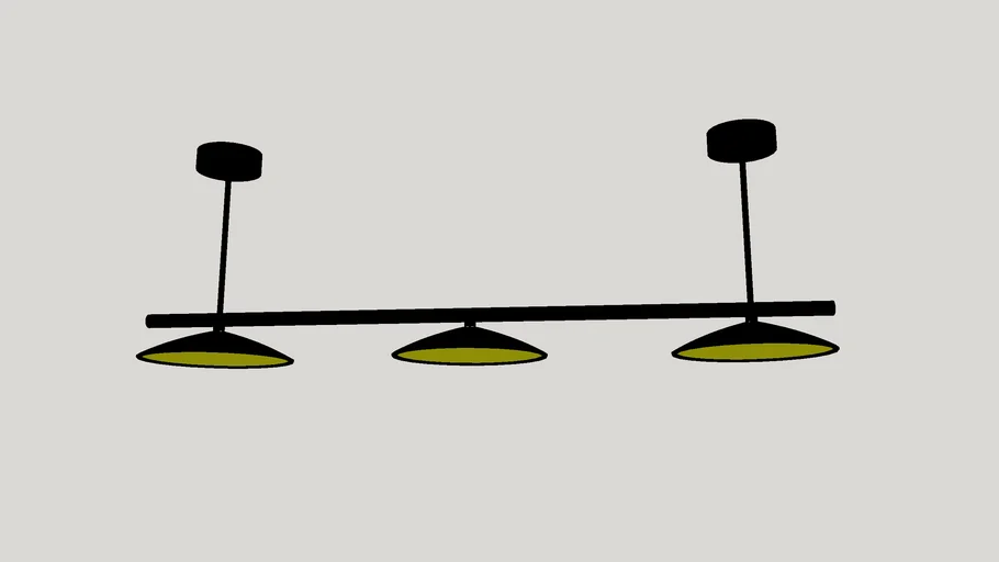 Dot Large Triple Pendant light fixture