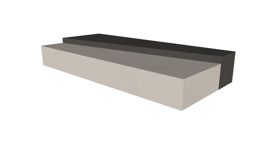 Hubert Coffee Tables Glossy Dark Gull Gray and Glossy Chateau Gray by Modloft