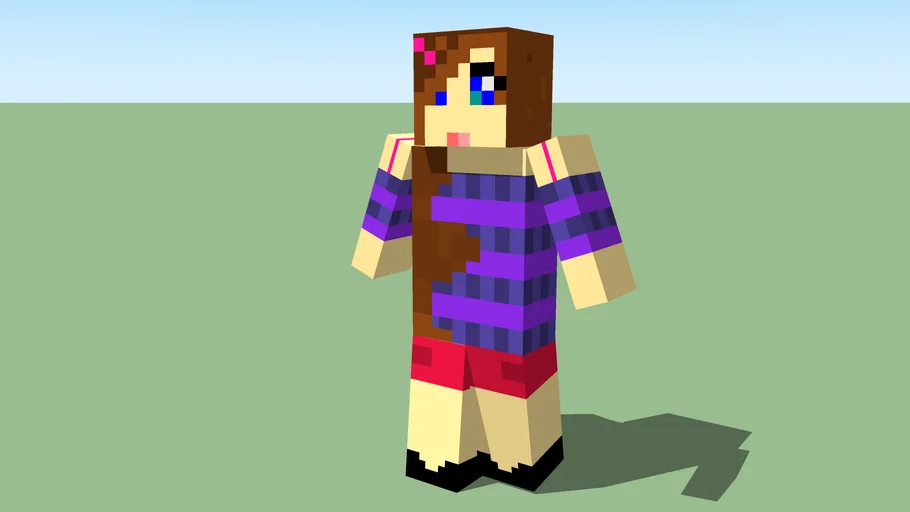 Minecraft girl