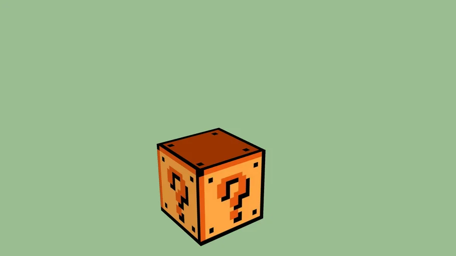 Super Mario Bros ? Block | 3D Warehouse