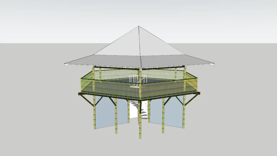 bamboo house