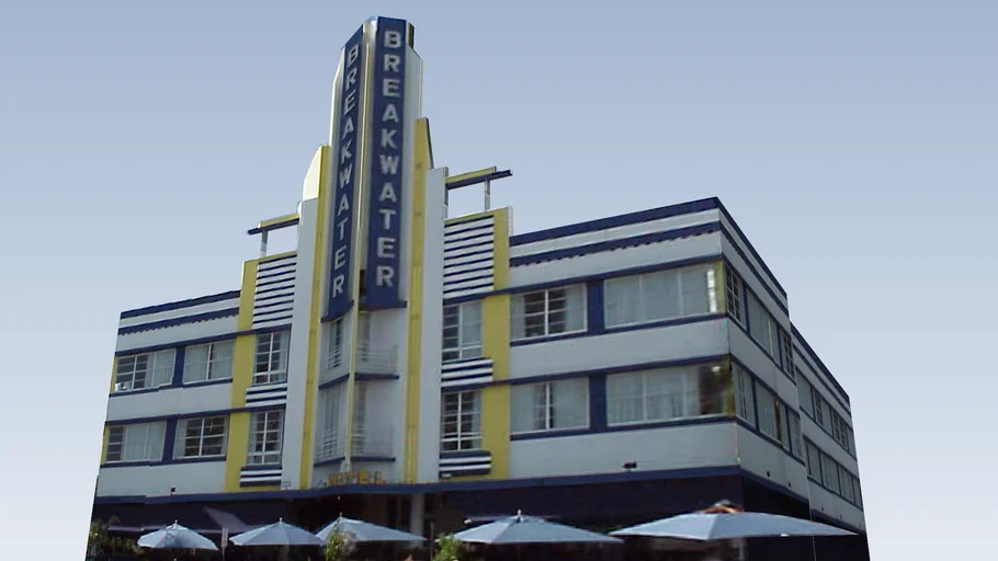 The BreakWater Hotel  - Ocean Drive - Miami