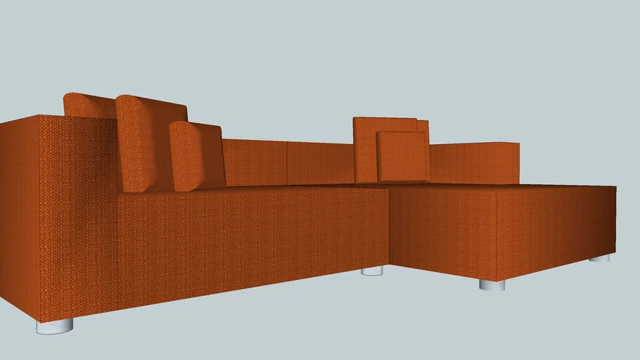 Luxe Sectional | 3D Warehouse