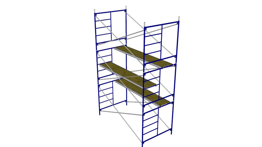 Freestanding scaffold system