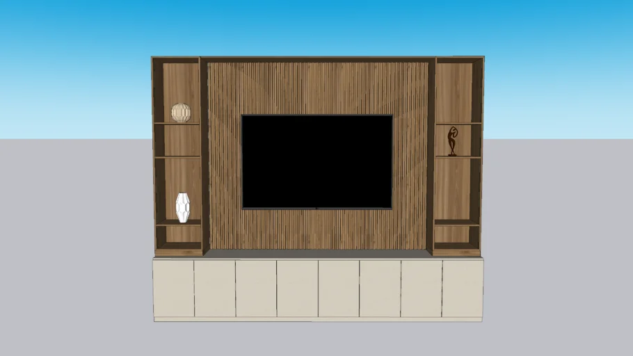 MUEBLE TV Y LIBRERO