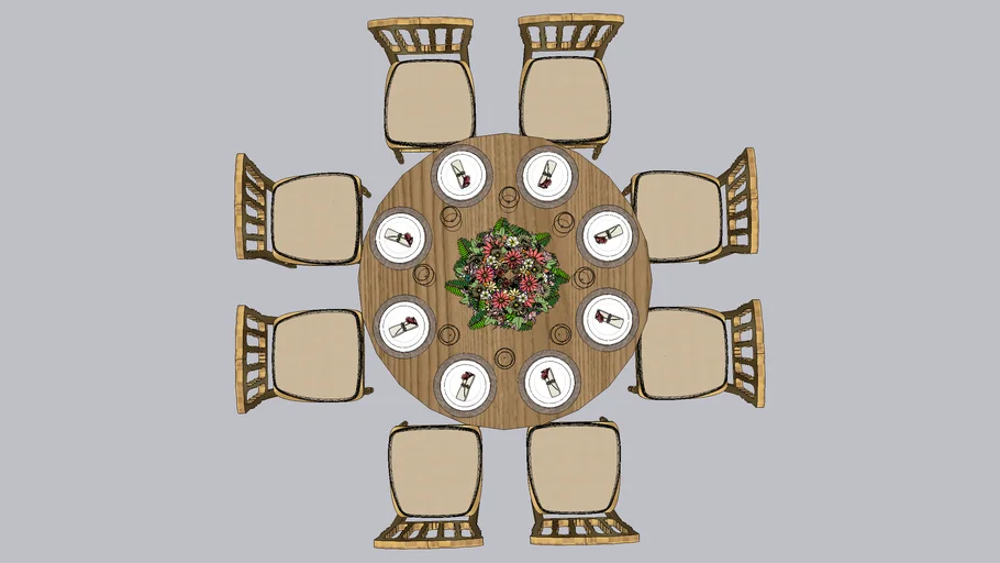 Mesa casamento