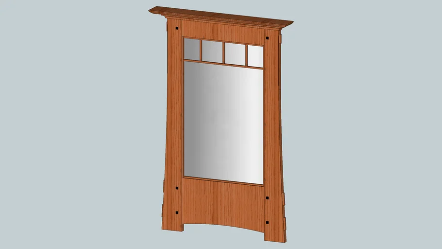 Asian Inspired Wall Mirror