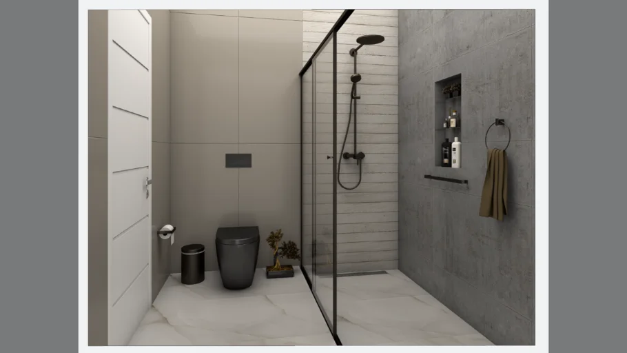 Baño pequeño; small bathroom (vray ready)