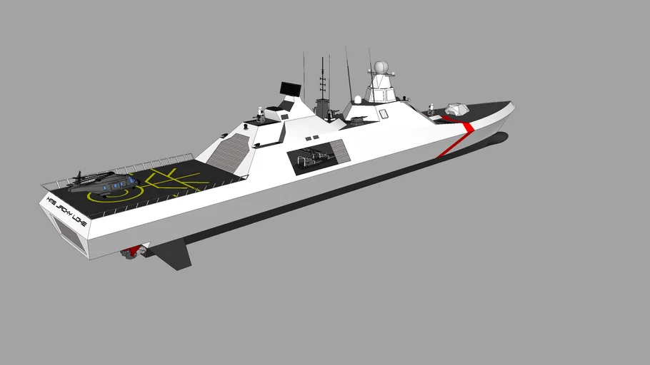 LCS 100 / Stealth Corvette Mark II (inspired by GOWIND & FREEDOM class)