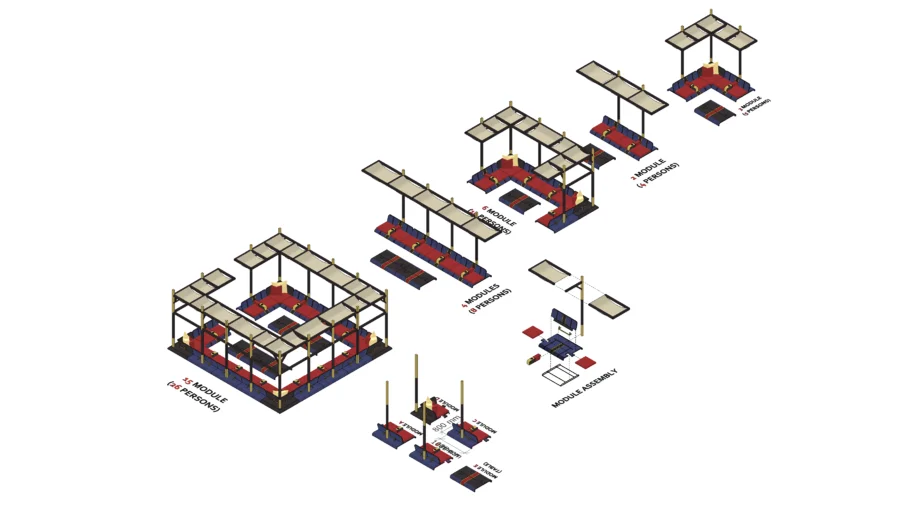 MODERN ARAB MAJLIS SEATING (FLOOR SOFA)