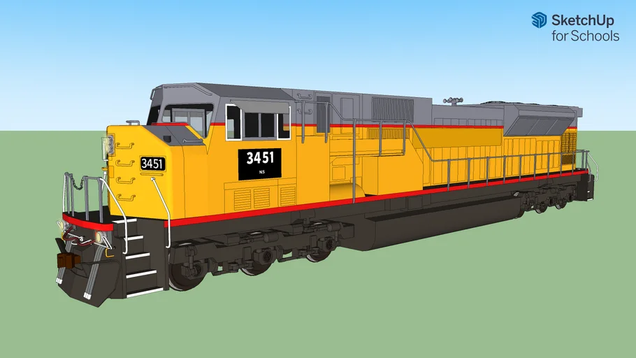 Ex Union Pacific EMD SD9043MAC (Norfolk Southern)