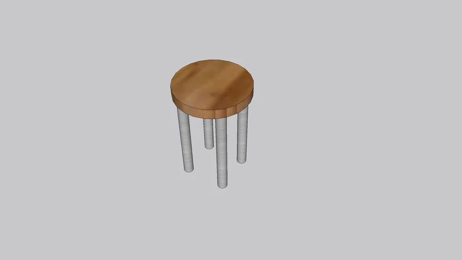 Short Round Stool