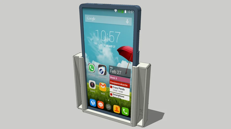 THL5000 car/desk phone holder with speakers!