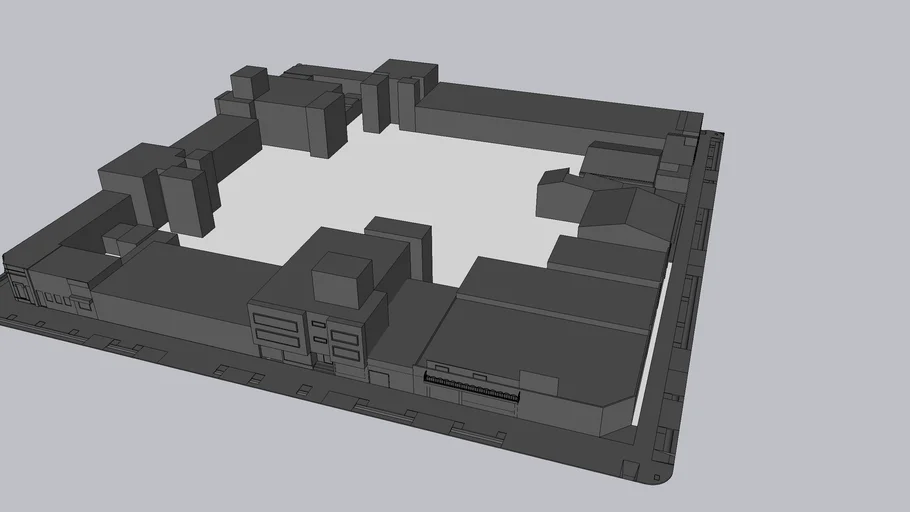 Manzana urbana - cuadra completa